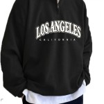 Men's Trendy Letter Print Long Sleeve Casual Sports Sweatshirt - Perfect for Outdoor Activities