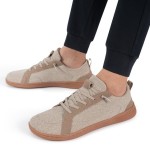 Men's Barefoot Wide Toe Box Shoes - Minimalist Barefoot Shoes with Zero Drop Sole Extra Wide Slip on Walking Shoes for Men