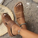 Flip flops for Women Slippers & Sandals Lightweight Non-slip Outdoor Walking Sandals, Open Toe Beach Slippers