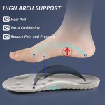 2 Pair 4D Cloud Technology Insole Super Soft Comfort Insoles | U-Shape Memory Foam Insoles, 4D Cloud Insole for Women Men Shock-Absorbing Foot Support Insoles