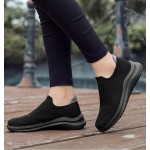 Womens Slip on Walking Shoes Comfort Lightweight Breathable Sock Shoe Non-Slip Mesh Casual Fashion Tennis Running Sneakers