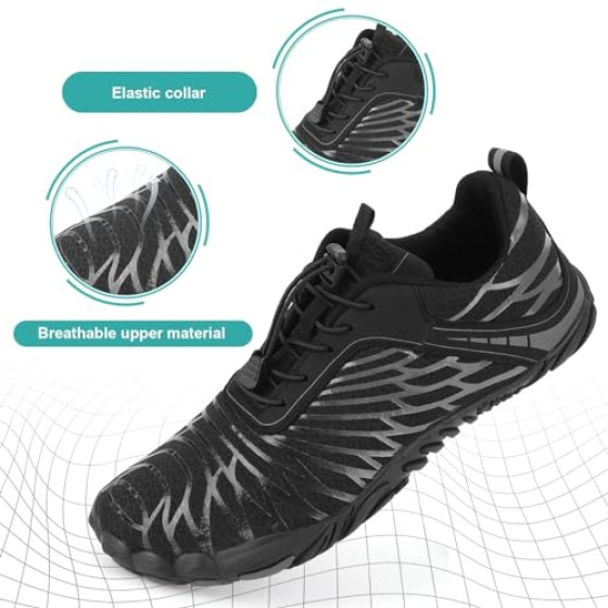 Hike Barefoot Shoes Women Men Non-Slip Healthy Barefoot Shoes Womens Mens Breathable Fashion Trail Rnning Hiking Shoe Womens Mens Wide Toe Zero Drop Shoe