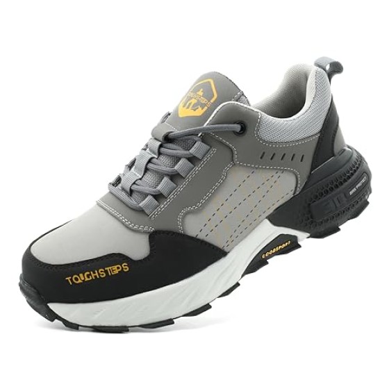 Steel Toe Shoes for Men Women Puncture Proof Safety Work Sneakers Lightweight Comfortable Indestructible Utility Shoes