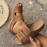 Flip flops for Women Slippers & Sandals Lightweight Non-slip Outdoor Walking Sandals, Open Toe Beach Slippers