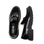 Men's Luxury Genuine Leather Dress Loafers, Casual Buckle Slip on Loafers Moc-Toe Business Dress Shoes Party Wedding Slip-on Loafer for Mens