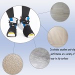 2 Pairs Unisex Over Sneaker Dance Socks, Shoe Covers for Women Ballet Dancers,Dance Socks Over Shoes for Dancing on Smooth Floors Black