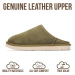 Sheepskin & Memory Foam Men's House Slippers by Project Cloud